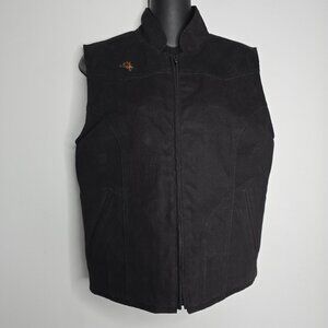 Wyoming Trader Women's Medium Calamity Zip Concealed Carry Western Cowgirl Vest